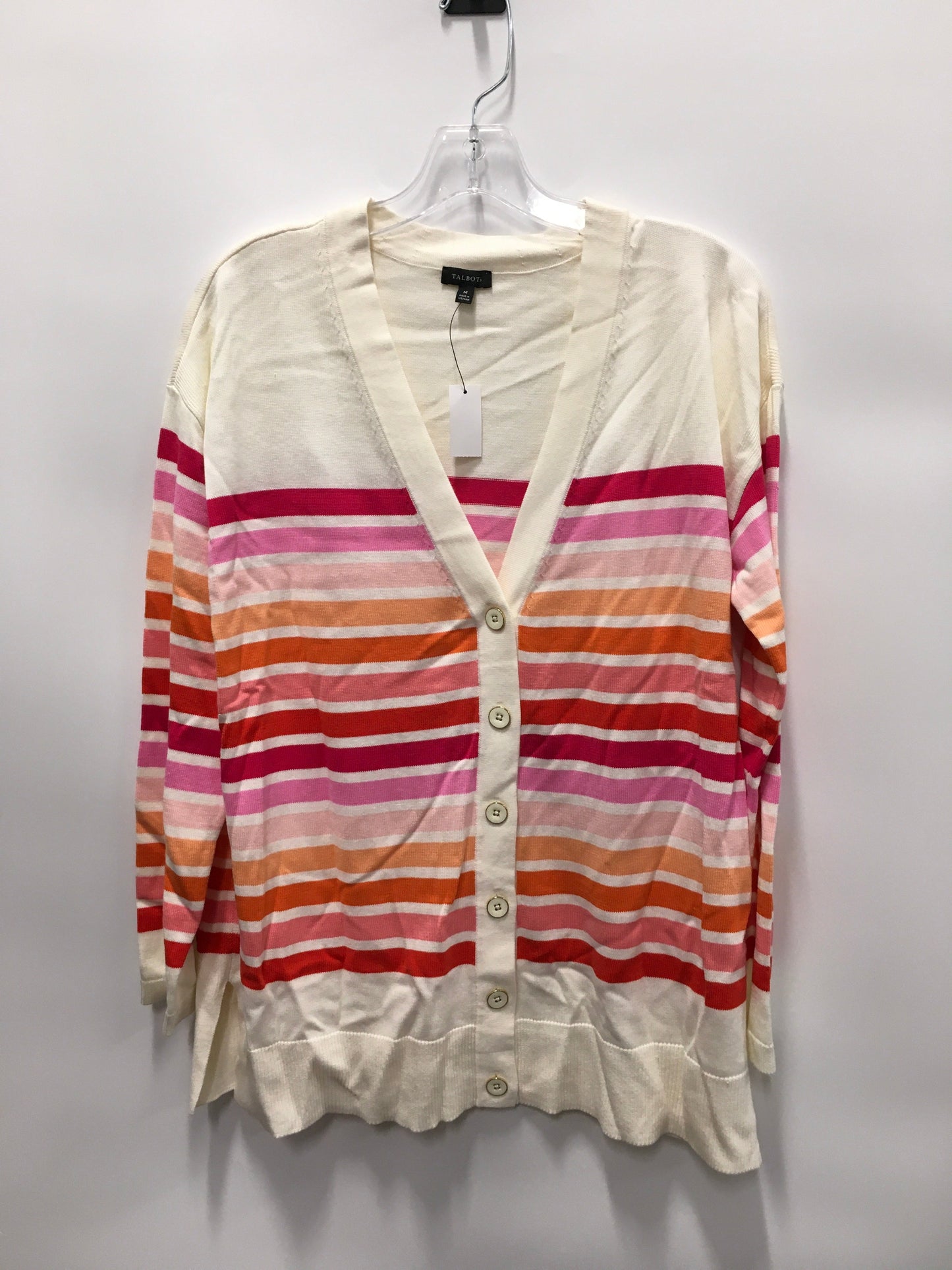 Striped Cardigan Talbots, Size M