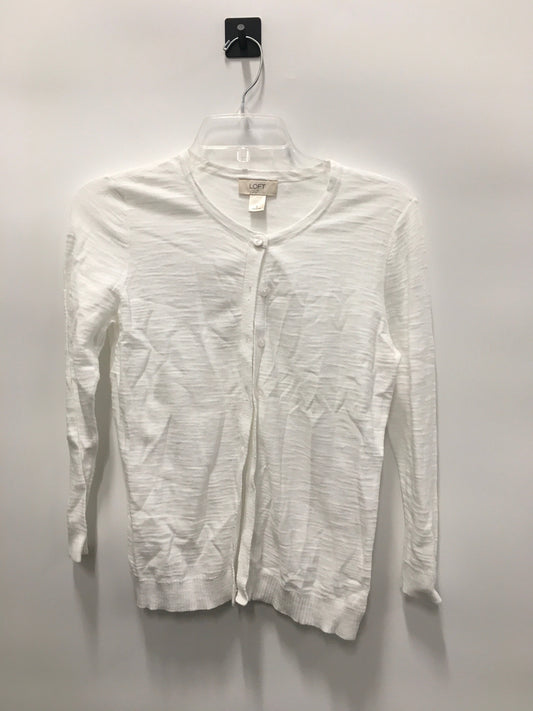 White Cardigan Loft, Size S