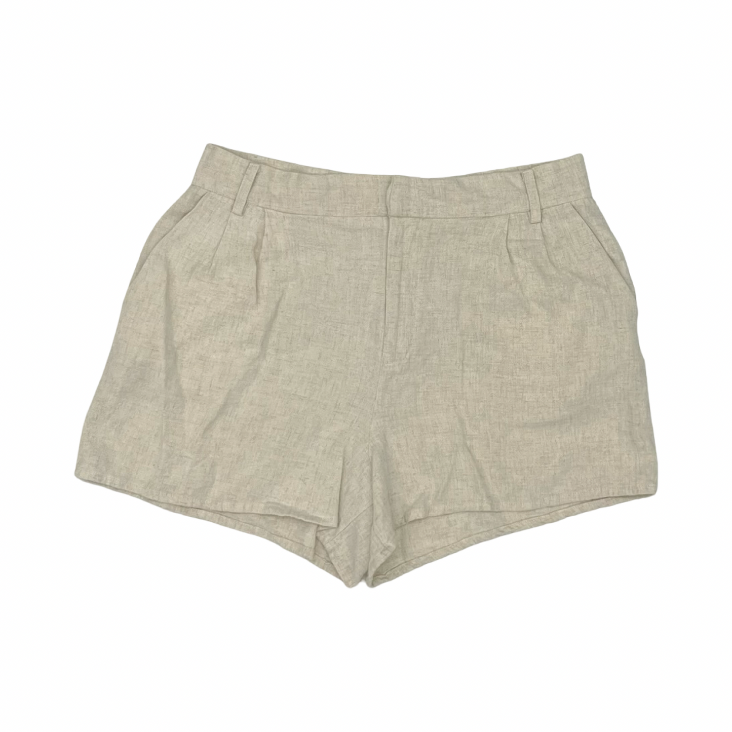 Shorts By Stradivarius In Tan, Size:10