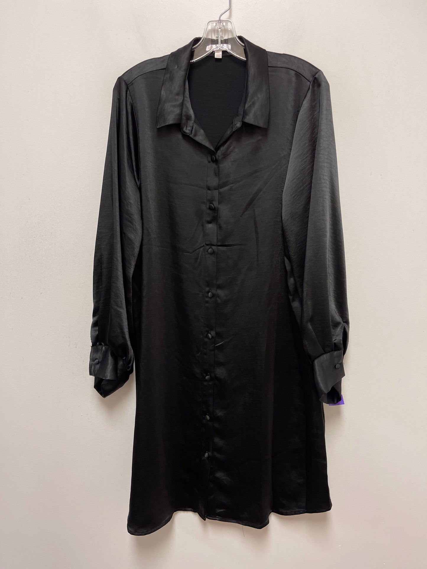 Black Dress Casual Midi Gianni Bini, Size 2x