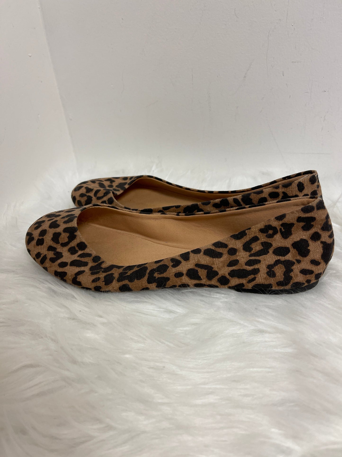 Animal Print Shoes Flats Time And Tru, Size 10