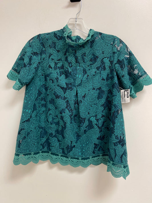 Green Top Short Sleeve Hd In Paris, Size S