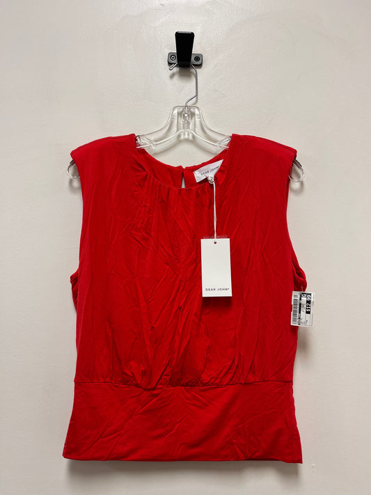 Red Top Short Sleeve Dear John, Size M