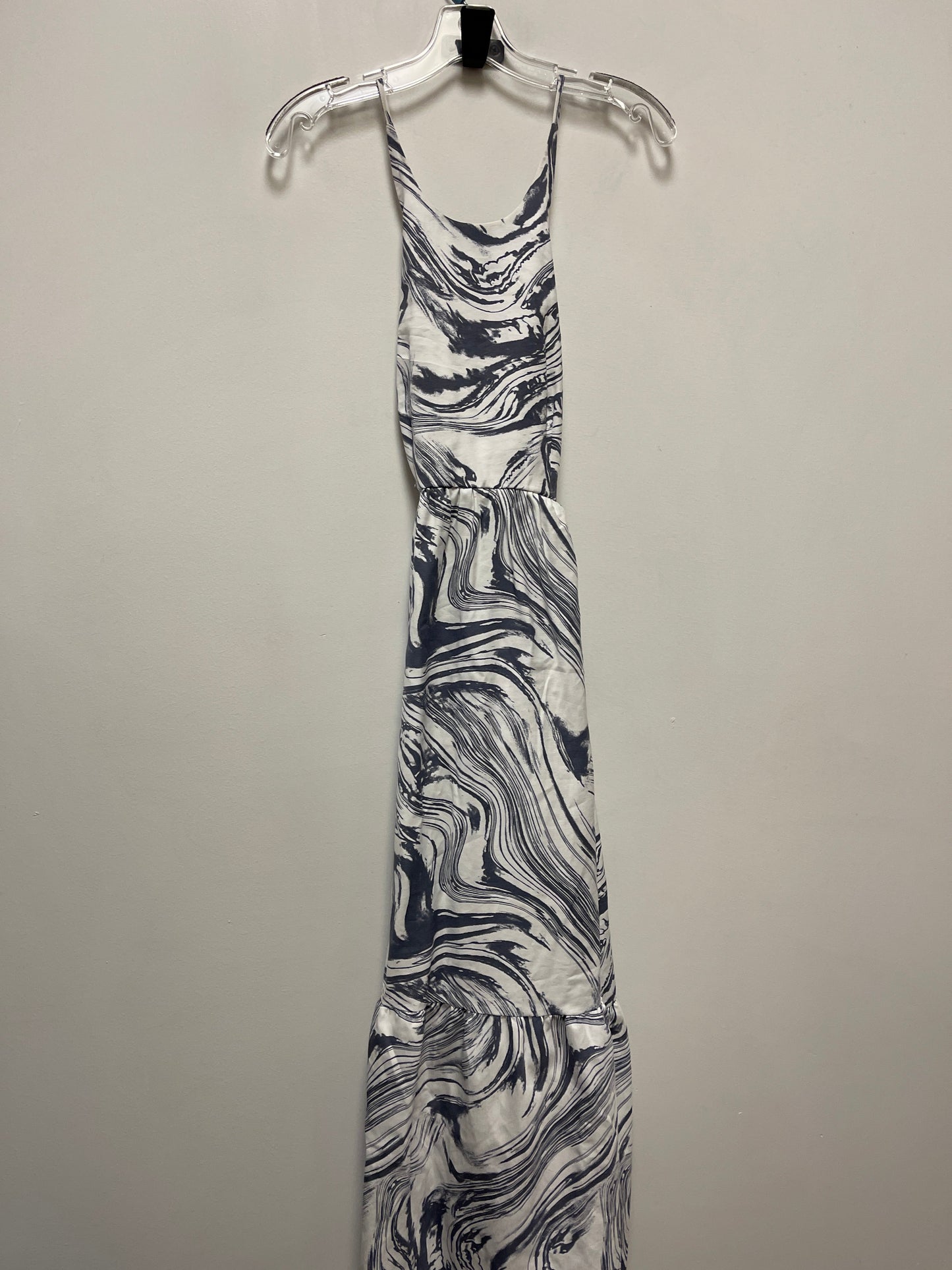 Grey & White Dress Casual Maxi A New Day, Size S