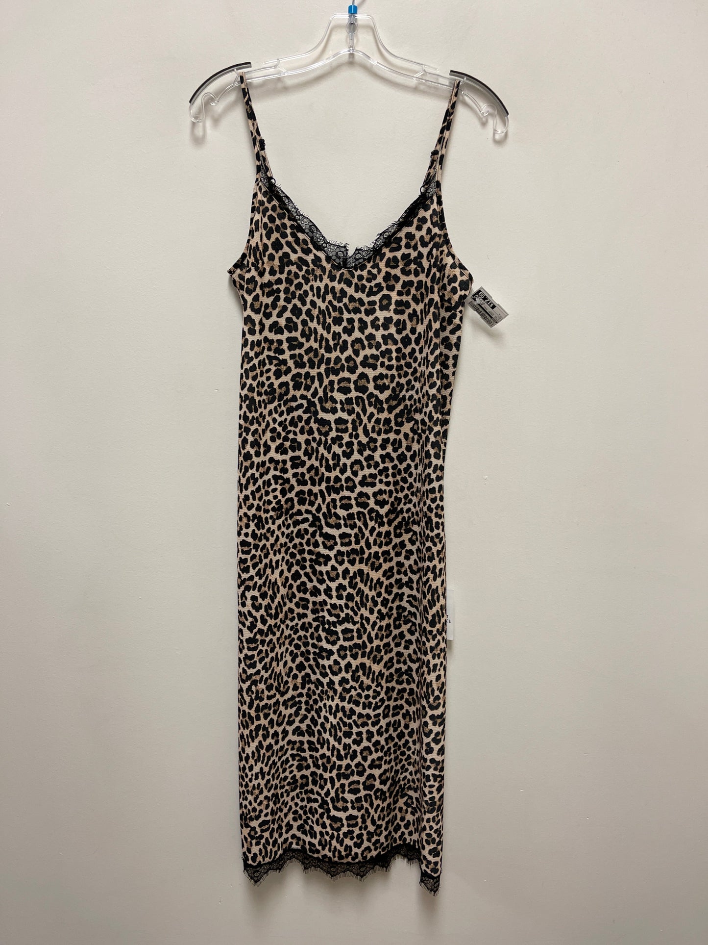 Animal Print Dress Casual Midi Asos, Size S