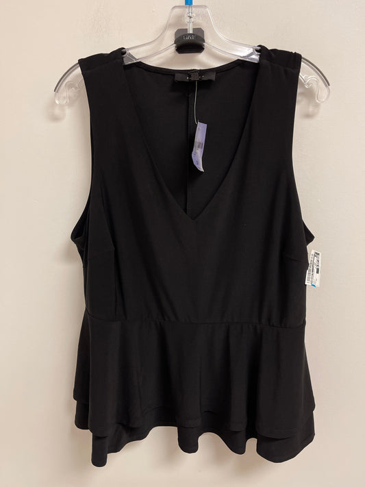 Top Sleeveless By Forever 21 In Black, Size: 2x