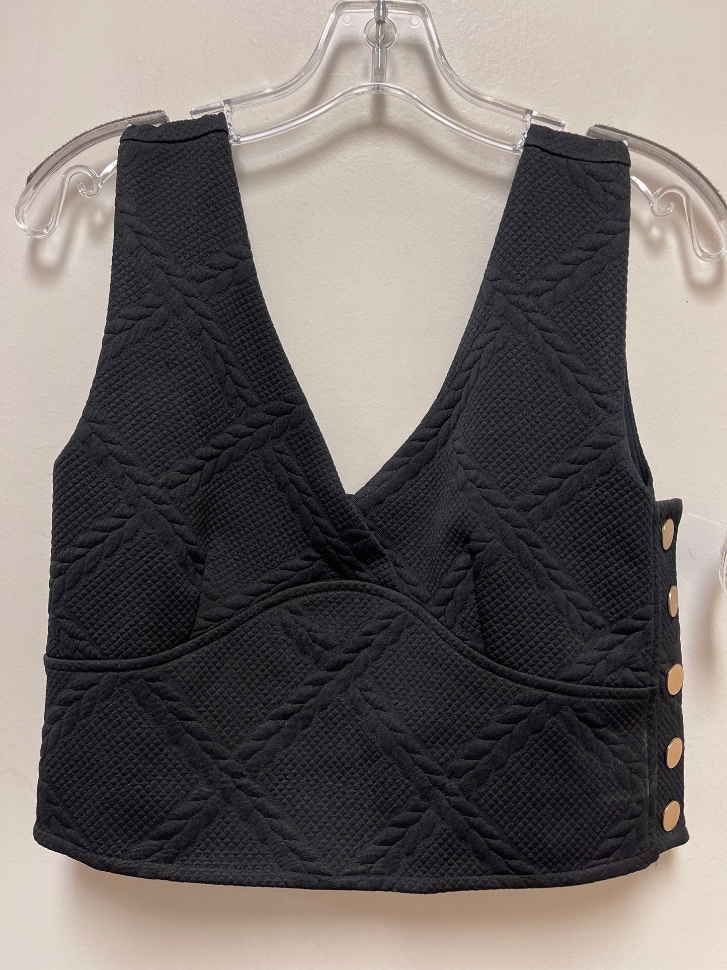 Top Sleeveless By Maeve In Black, Size: M