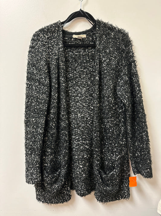 Sweater Cardigan By Love By Design In Black, Size: 1x