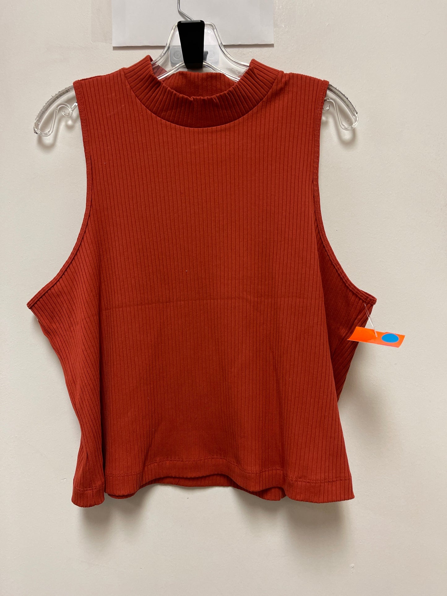 Top Sleeveless By Old Navy In Orange, Size: 2x