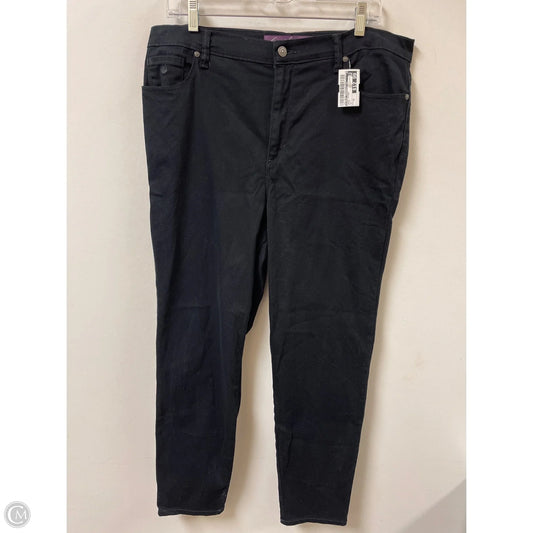 Jeans Skinny By Gloria Vanderbilt In Black, Size: 16