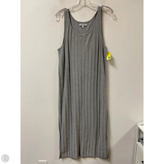 Dress Casual Midi By Elizabeth And James In Grey, Size: Xl