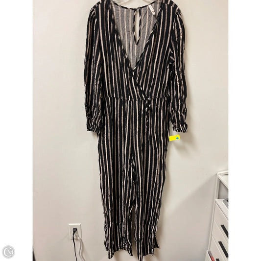 Jumpsuit By Xhilaration In Striped Pattern, Size: Xl