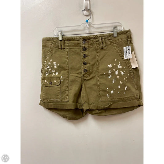 Shorts By Anthropologie In Green, Size: 14