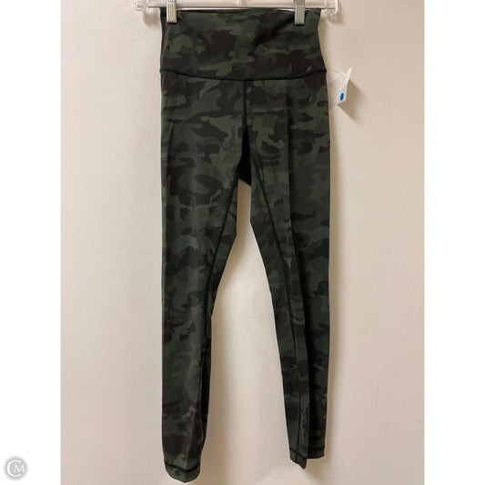 Athletic Pants By Lululemon In Camouflage Print, Size: 4