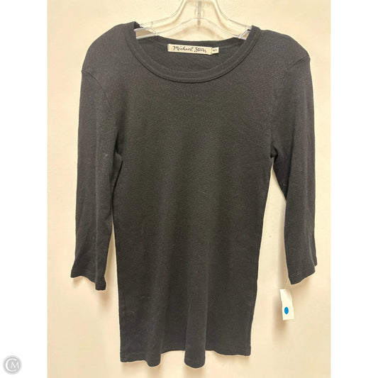 Top Long Sleeve By Michael Stars In Leopard Print, Size: M