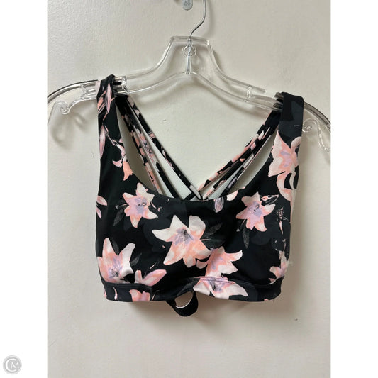 Athletic Bra By Victorias Secret In Floral Print, Size: S