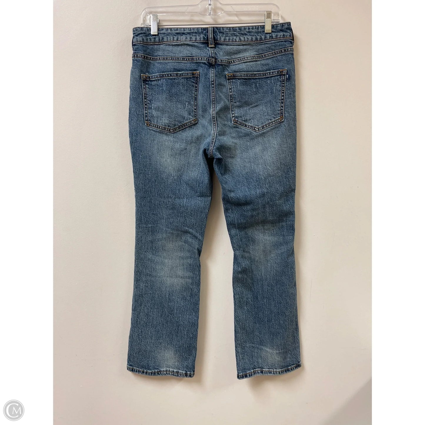 Jeans Cropped By Pilcro In Blue Denim, Size: 6