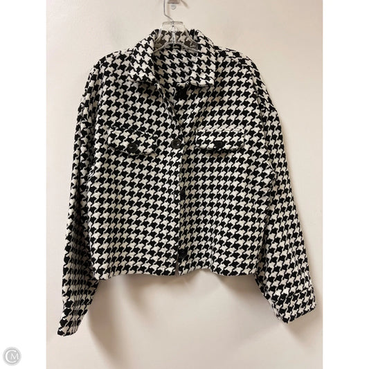 Blazer By Shein In Black & White, Size: 2x