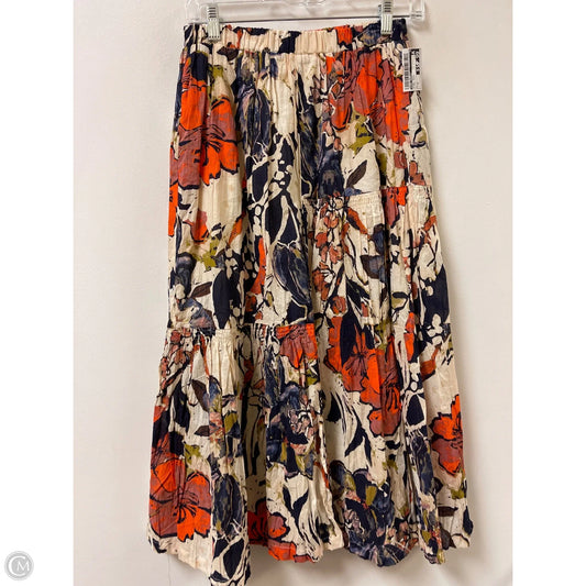 Skirt Maxi By Free People In Floral Print, Size: 6