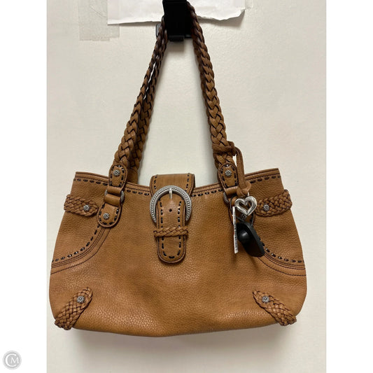 Handbag Leather By Brighton, Size: Medium