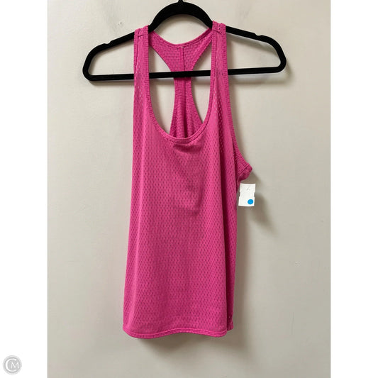 Athletic Tank Top By Under Armour In Pink, Size: M