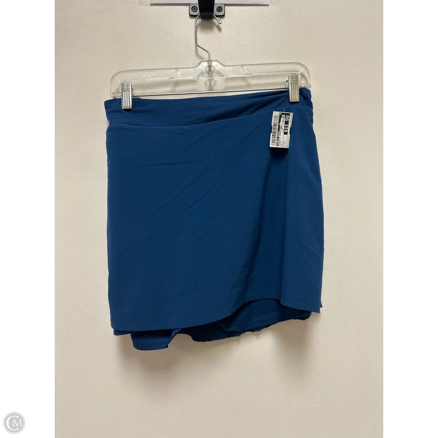 Athletic Skort By Pebble Beach In Blue, Size: L