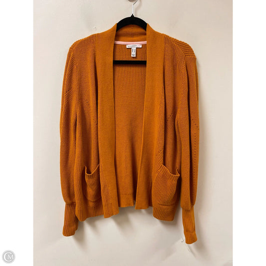 Sweater Cardigan By Isaac Mizrahi Live Qvc In Orange, Size: S