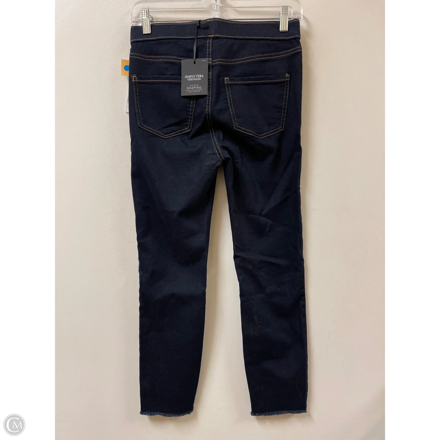 Jeans Skinny By Simply Vera In Blue Denim, Size: 4