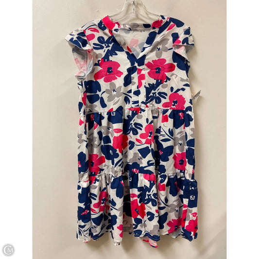 Dress Casual Midi By Shein In Floral Print, Size: L