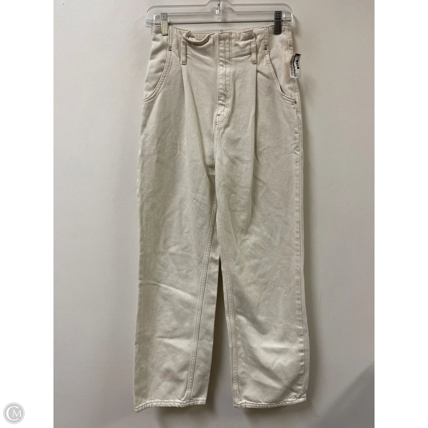 Pants Wide Leg By Mng In Cream, Size: 4