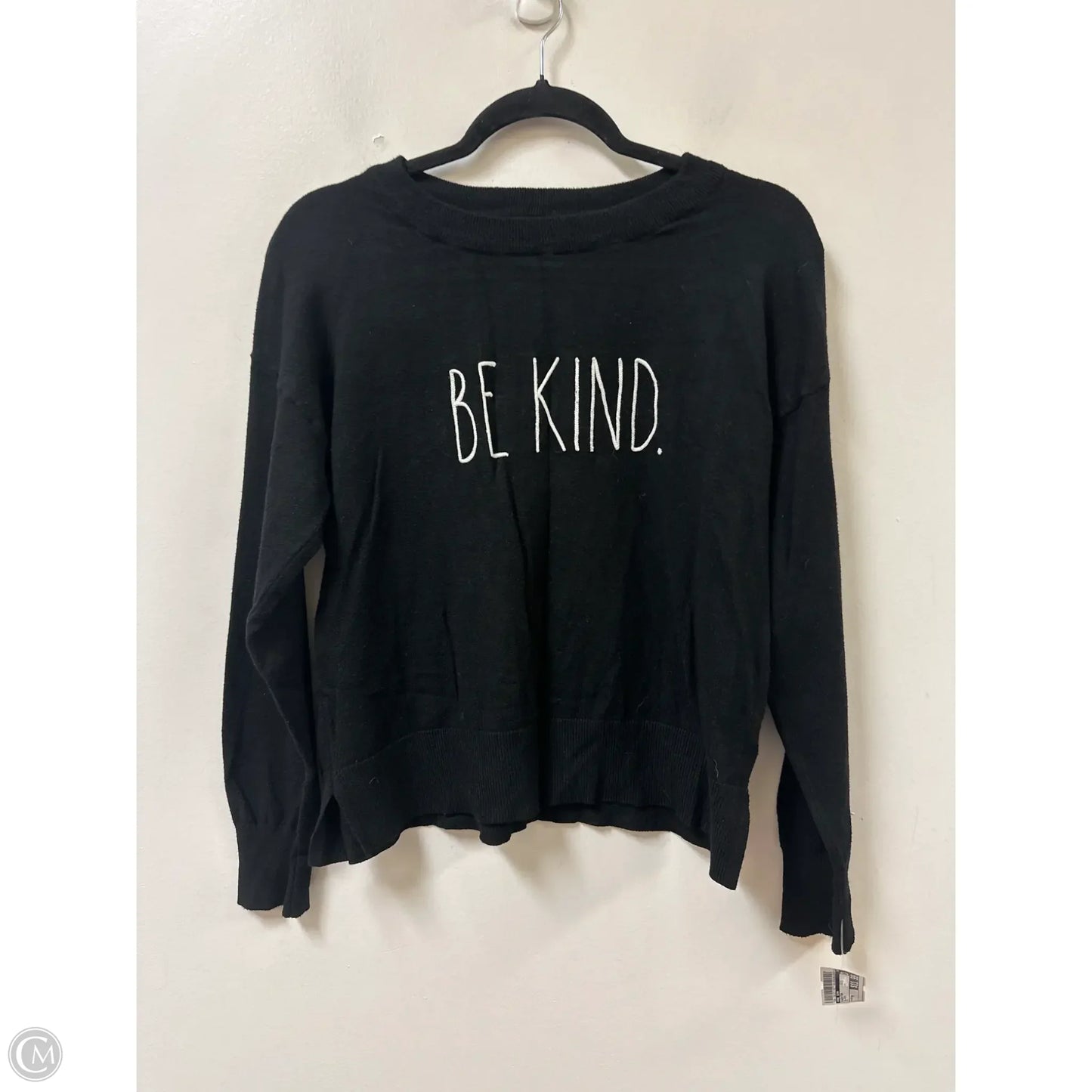 Sweater By Rae Dunn In Black, Size: M