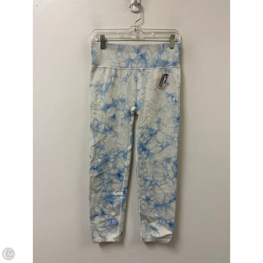 Athletic Pants By Calvin Klein In Blue & White, Size: L