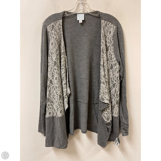 Sweater Cardigan By Sunday In Grey, Size: Xl
