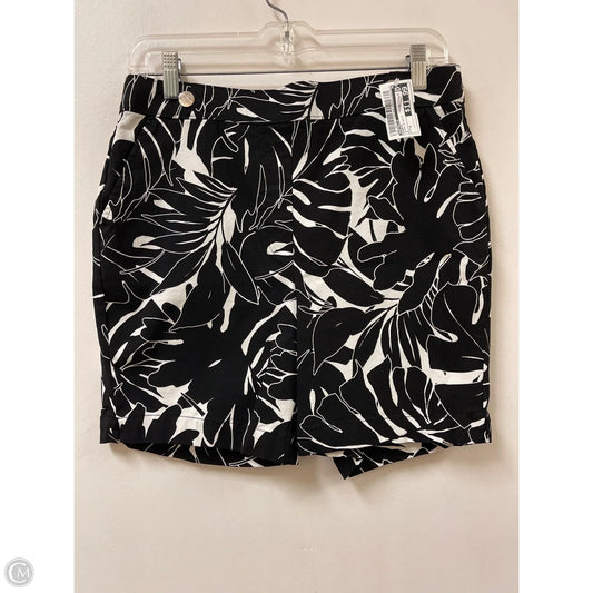 Shorts By Rafaella In Black & White, Size: 8