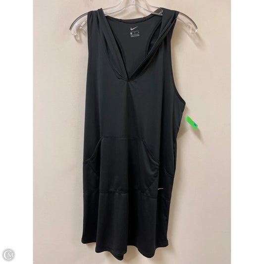Athletic Dress By Nike Apparel In Black, Size: Xl