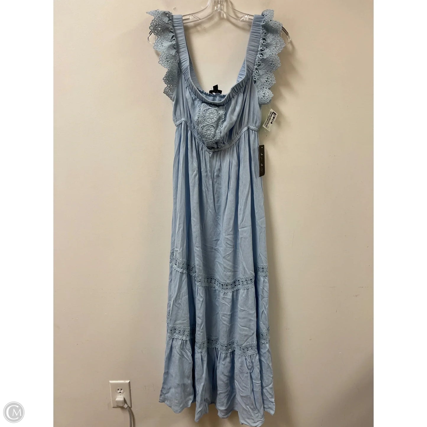 Dress Casual Maxi By J For Justify In Blue, Size: L
