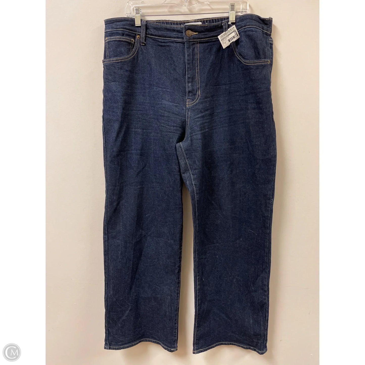 Jeans Wide Leg By No Boundaries In Blue Denim, Size: 20