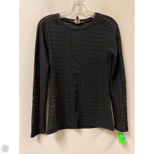 Top Long Sleeve By Bcbgmaxazria In Black, Size: S
