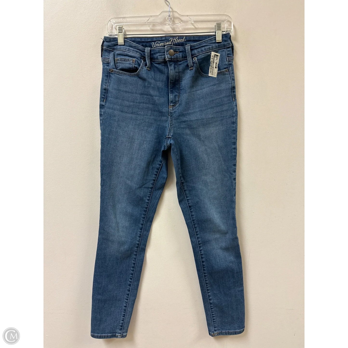 Jeans Skinny By Universal Thread In Blue Denim, Size: 6