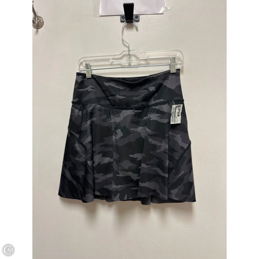 Athletic Skort By Athleta In Black & Grey, Size: S