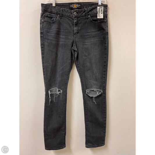 Jeans Skinny By Lucky Brand In Black, Size: 10