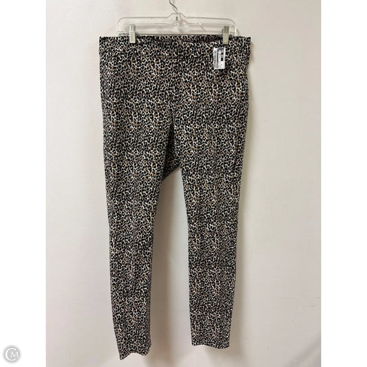 Pants Cropped By Old Navy In Animal Print, Size: 14