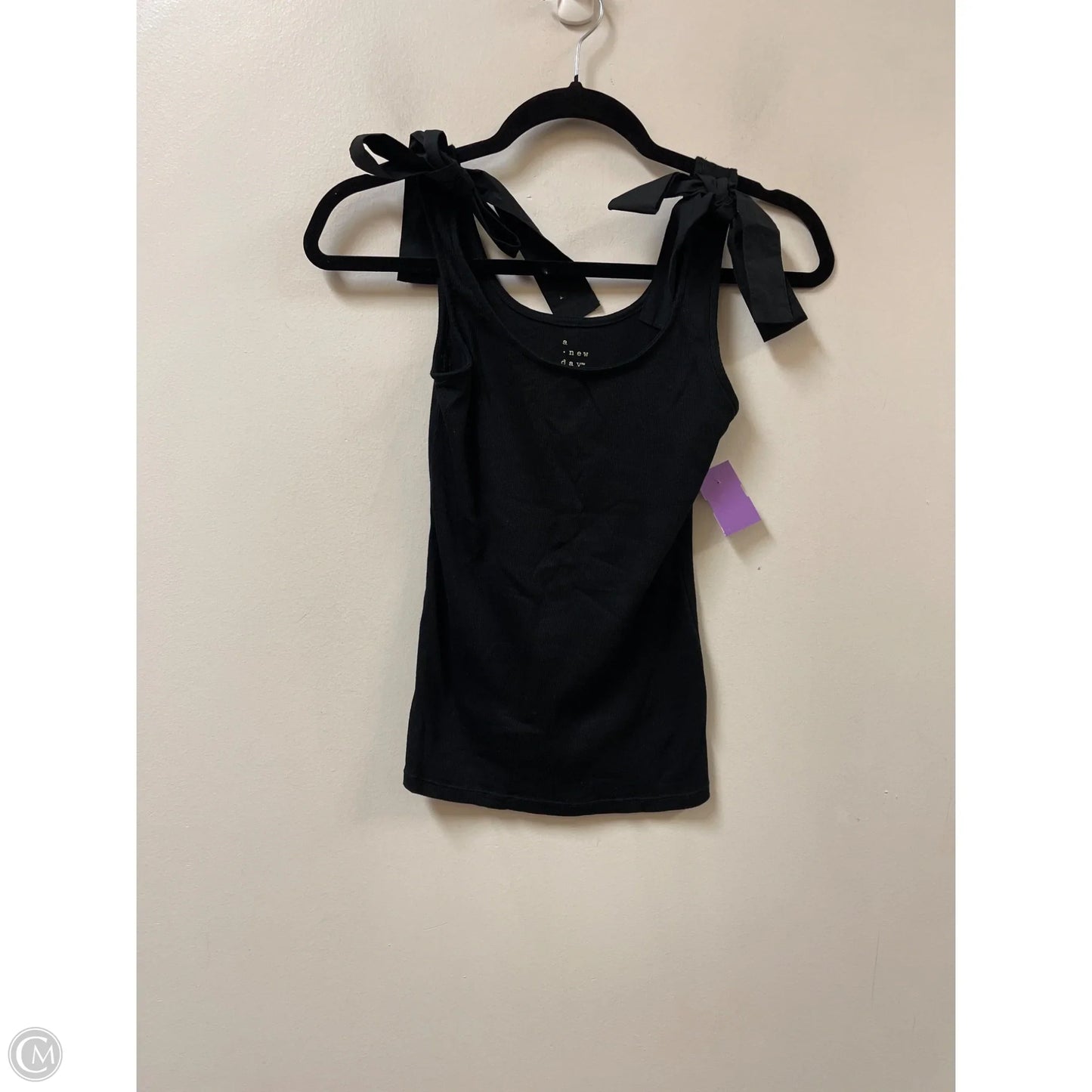 Top Sleeveless By A New Day In Black, Size: S