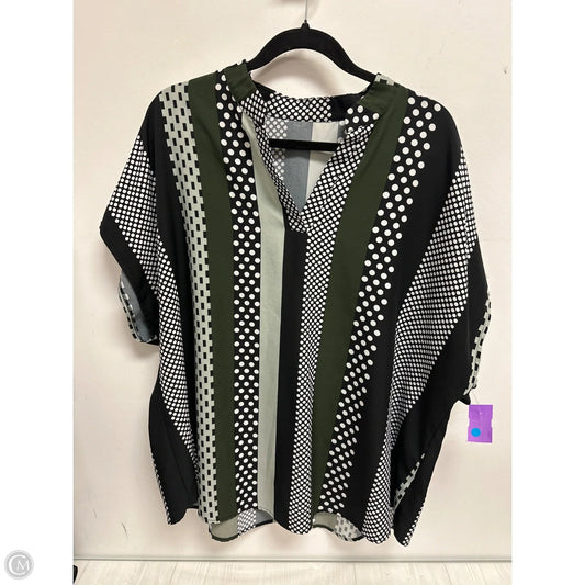 Top Short Sleeve By Shein In Multi-colored, Size: 3x