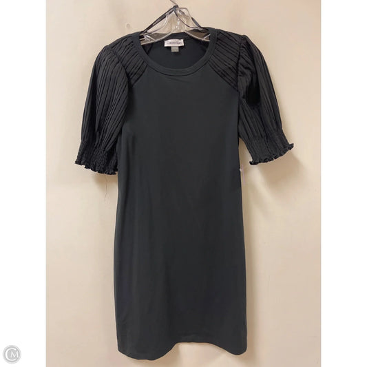 Dress Casual Midi By Calvin Klein In Black, Size: S