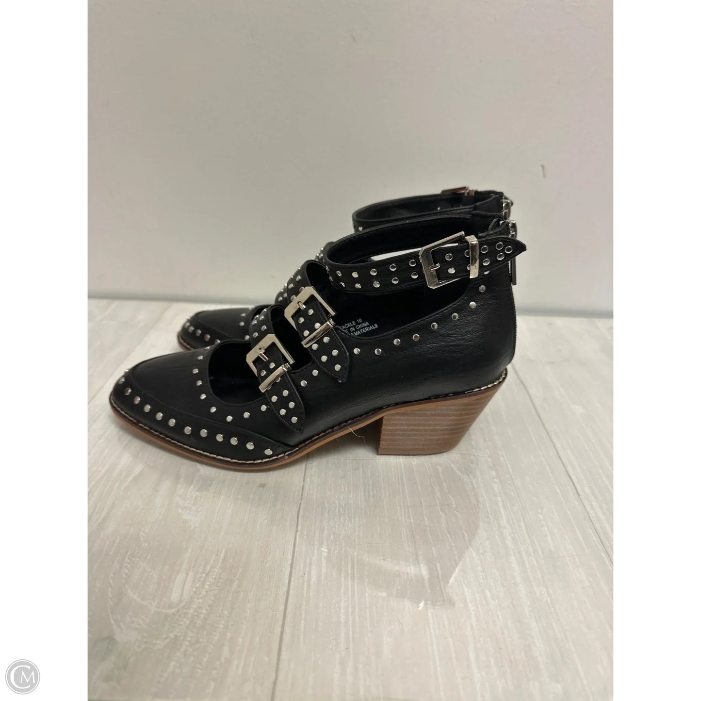 Shoes Heels Block By Clothes Mentor In Black, Size: 10