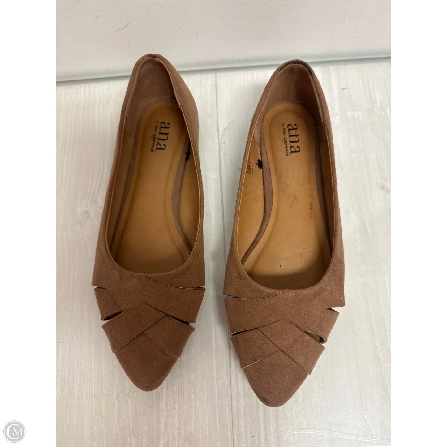 Shoes Flats By Ana In Brown, Size: 6.5