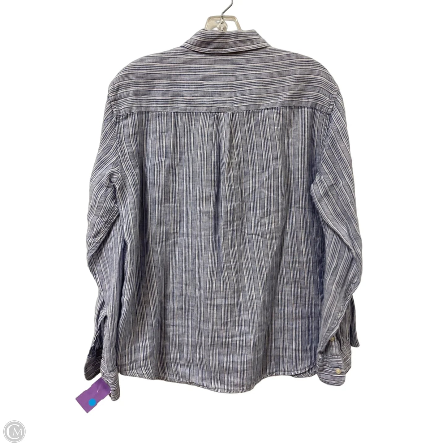 Top Long Sleeve By Gap In Blue, Size: L