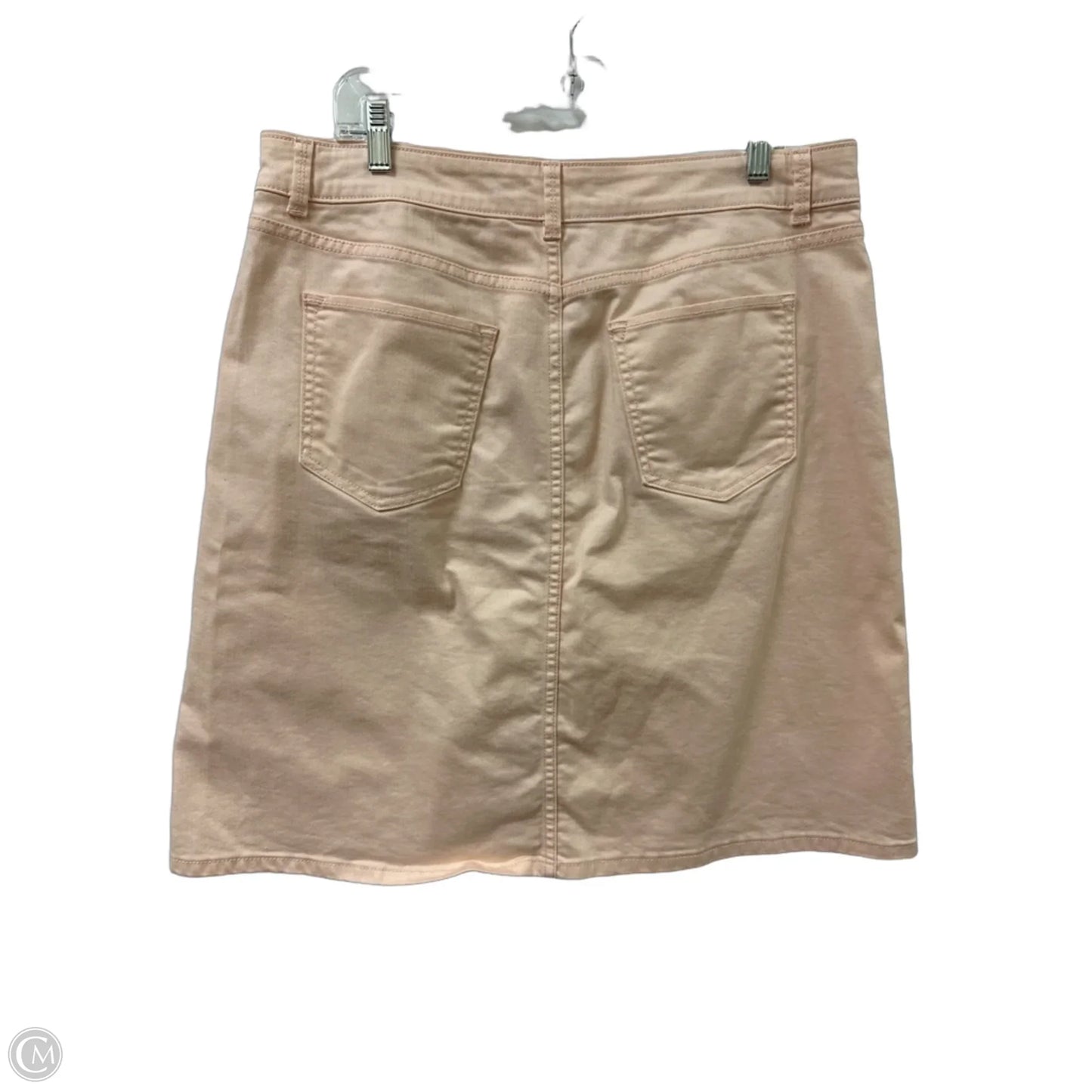 Skirt Midi By Liz Claiborne In Peach, Size: 12