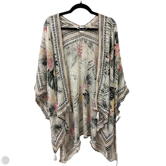 Kimono By Clothes Mentor In Multi-colored, Size: Osfm